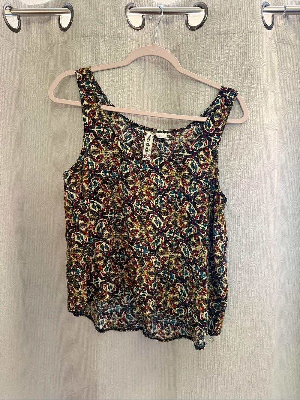 Mimi Chica Multicolor Printed Sleeveless Camisole